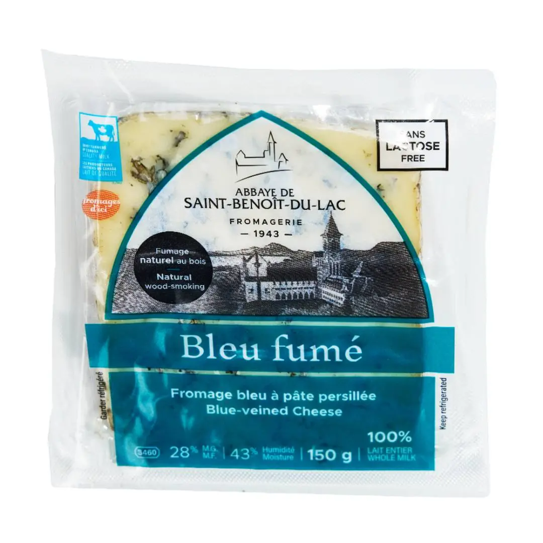 saint benoit-du-lac blue fume cheese