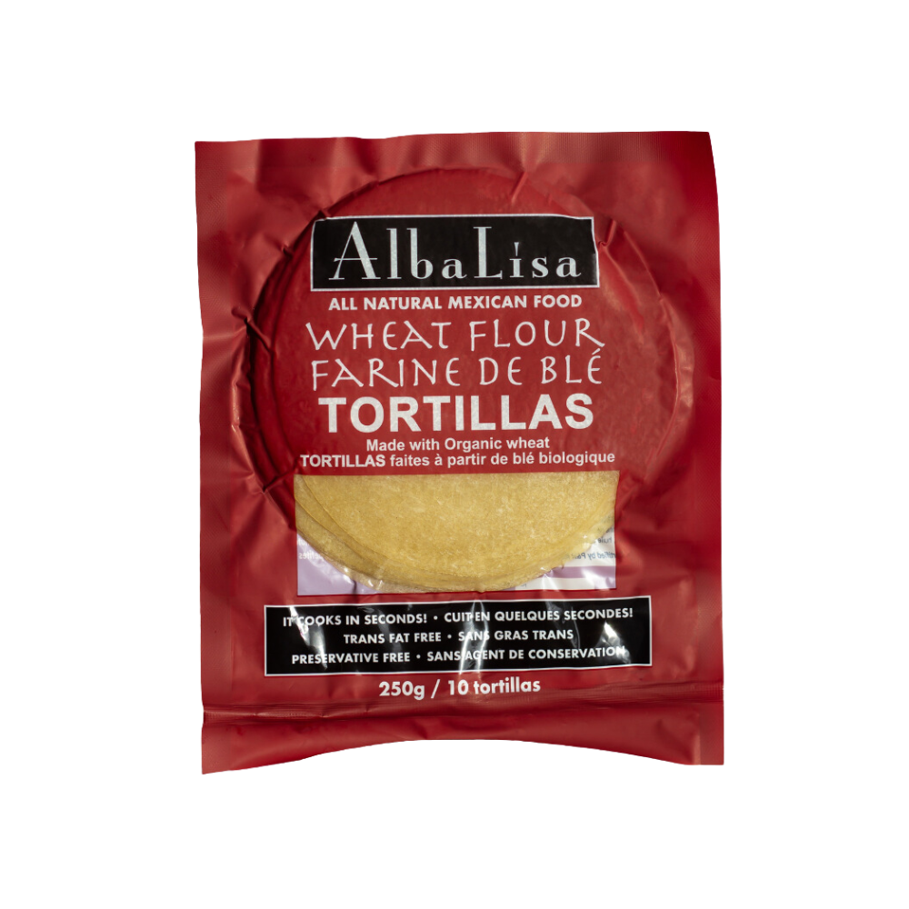 ALBA LISA WHEAT FLOUR TORTILLA SM