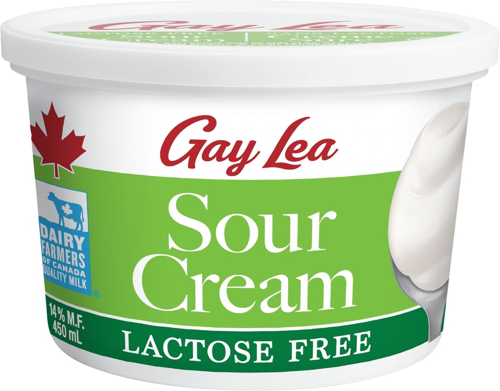 Gay Lea Lactose Freesour Cream 450Ml