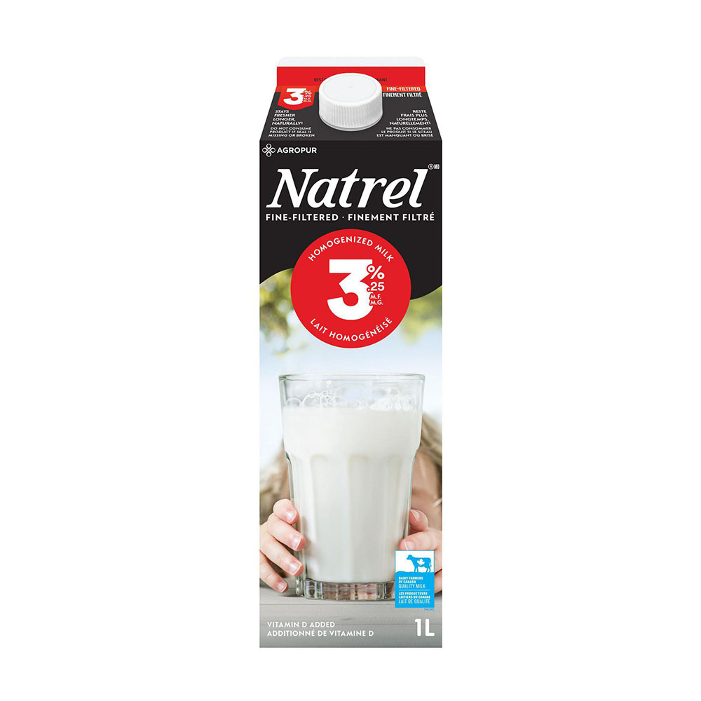 Natrel 3.25% Milk 1L