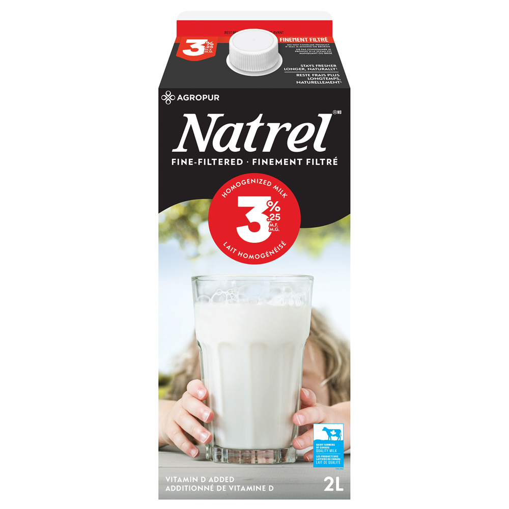 Natrel 3.25% Milk 2L