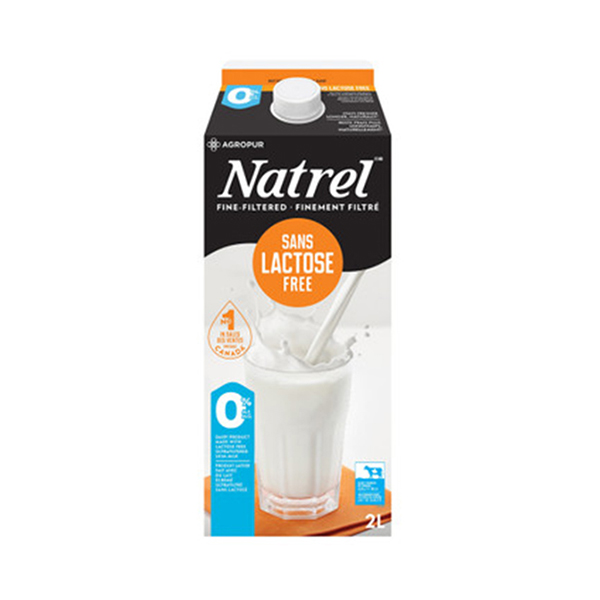 Natrel 0% Lactose Free Milk 2L