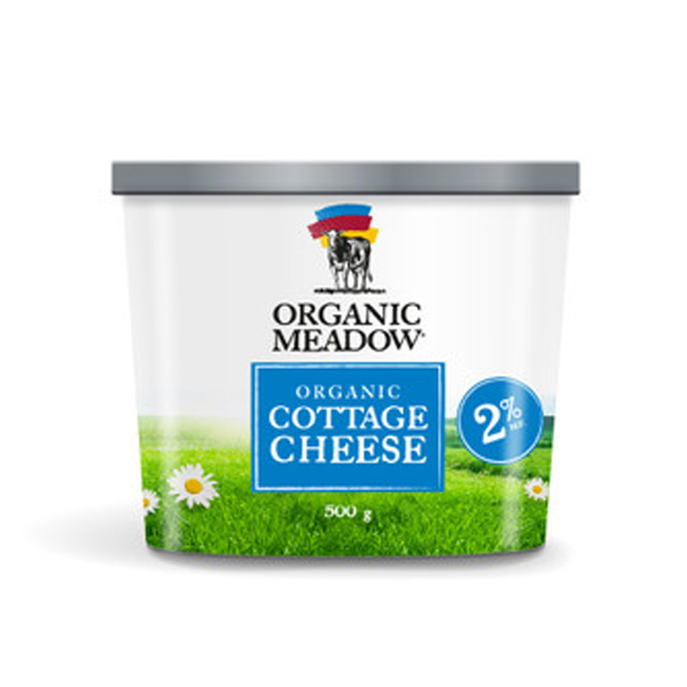 ORGANIC MEADOW 2% COTTAGE CHEESE 500G