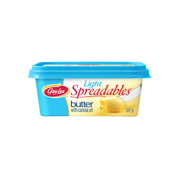 Gay Lea Light Spreadable Butter With Canola Oil 227G