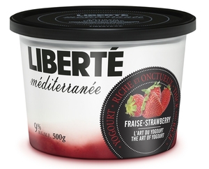 Liberte Med Straw Yogurt 500g