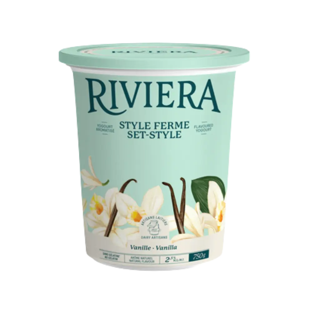 Riviera 2.8% Vanilla Yogurt 750G