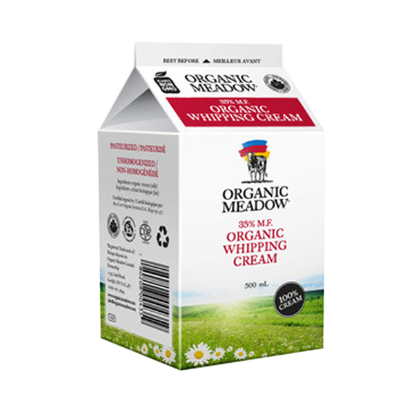 Organic Meadow Whipping Cream 500Ml