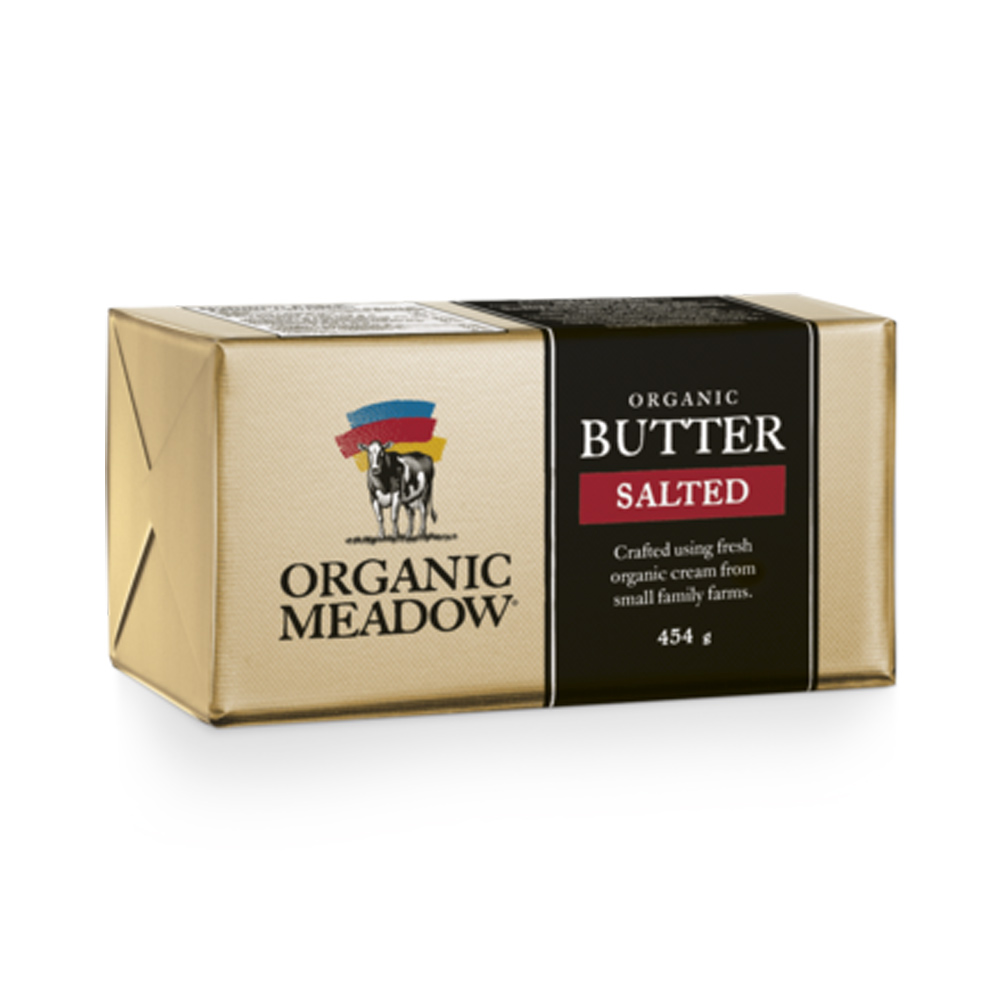 Organic Meadow Salted Butter 454 G