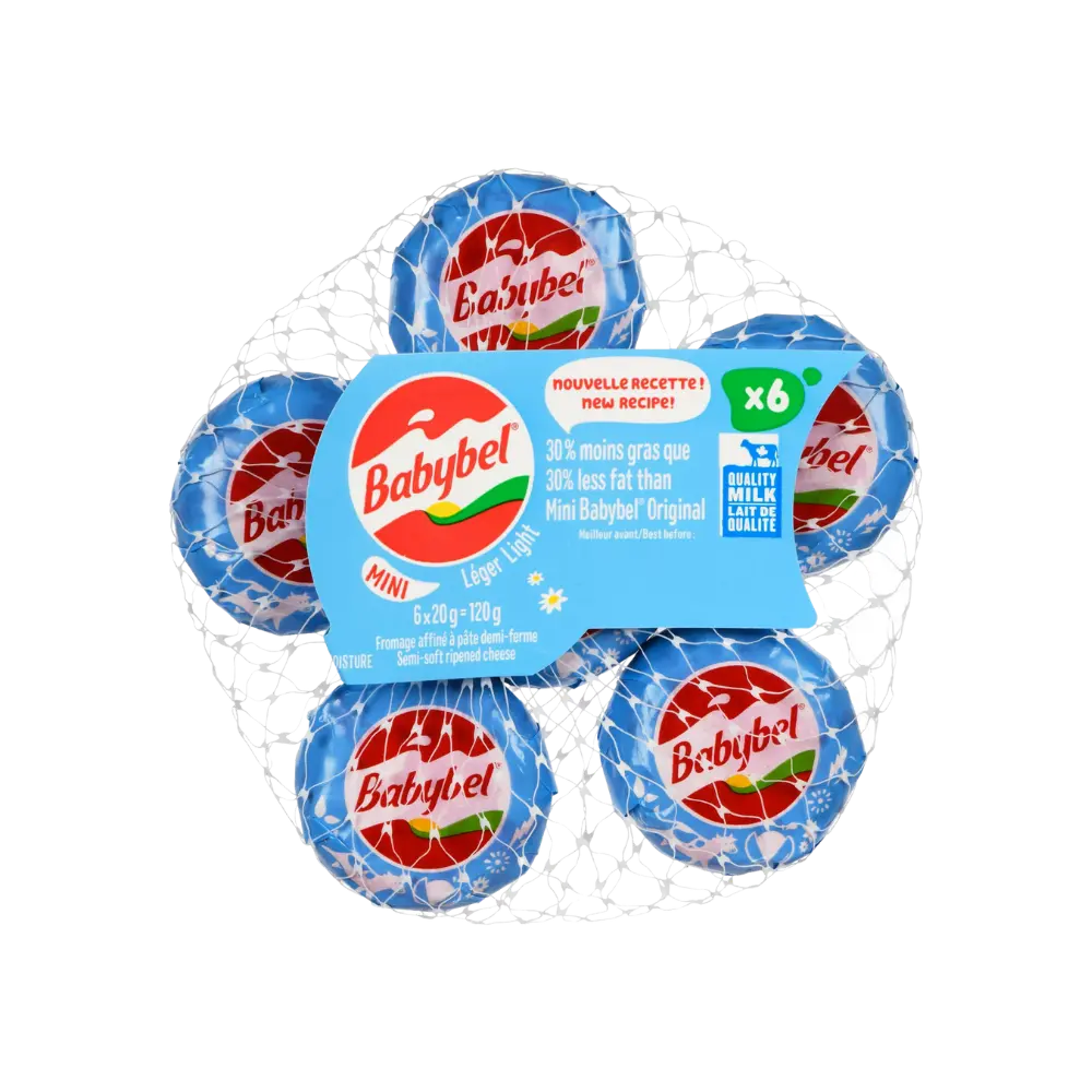 Babybel Mini Light 6X20G 