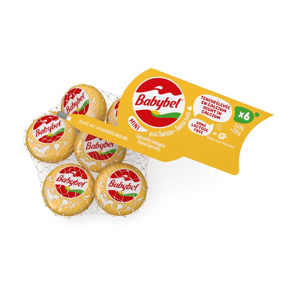Babybel Mini Swiss 6X20G 