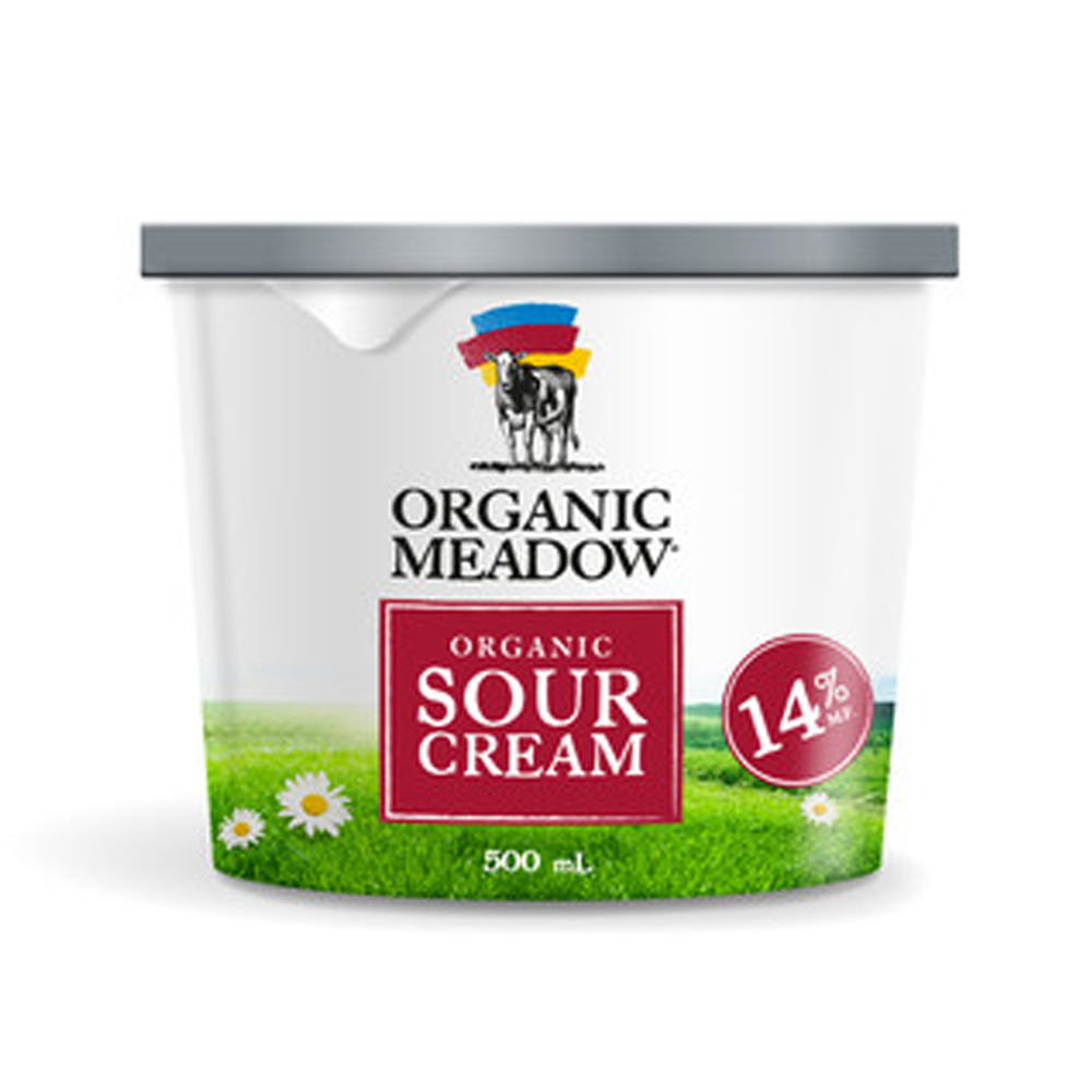 Organic Meadow Sour Cream 500 Ml