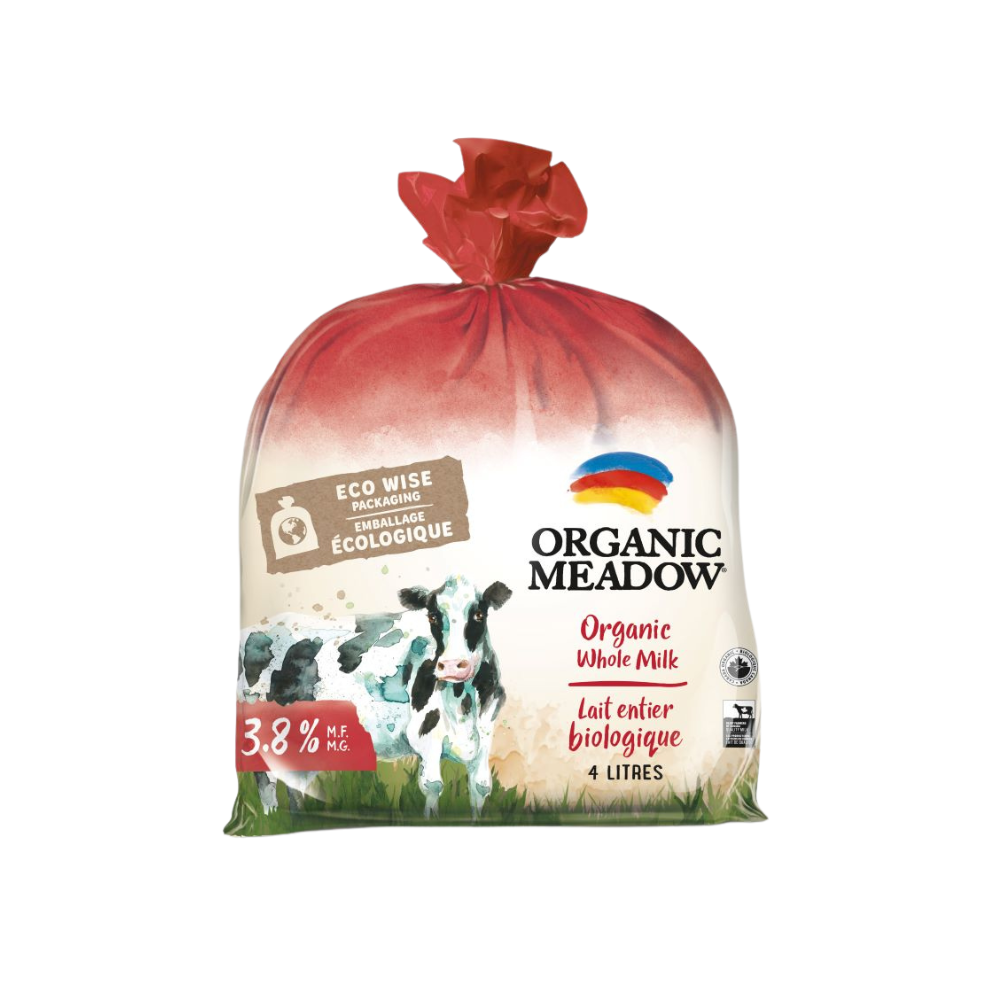 Organic Meadow 3.8% Milk 4L