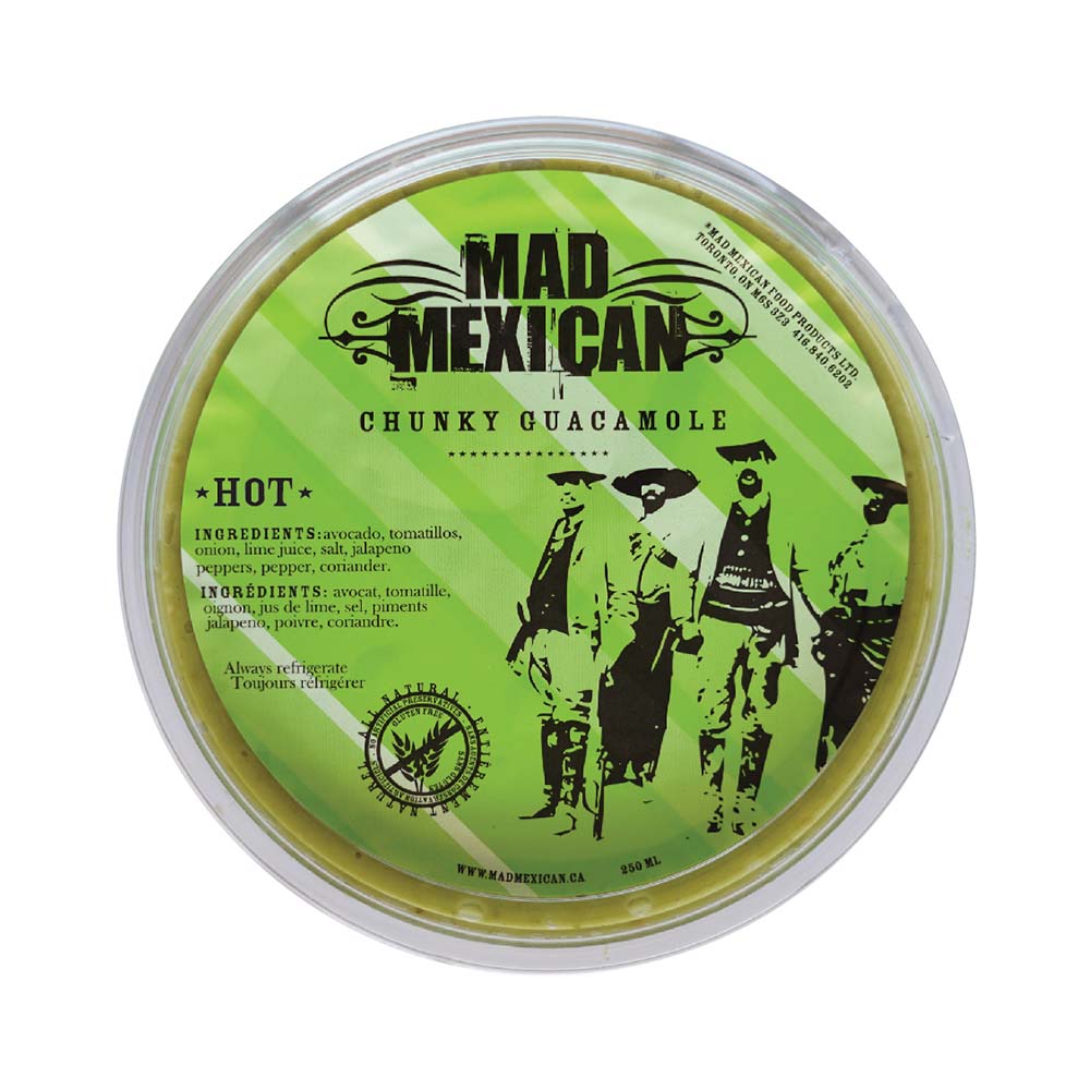 Mad Mexican Hot Chunky Guacamole 250Ml