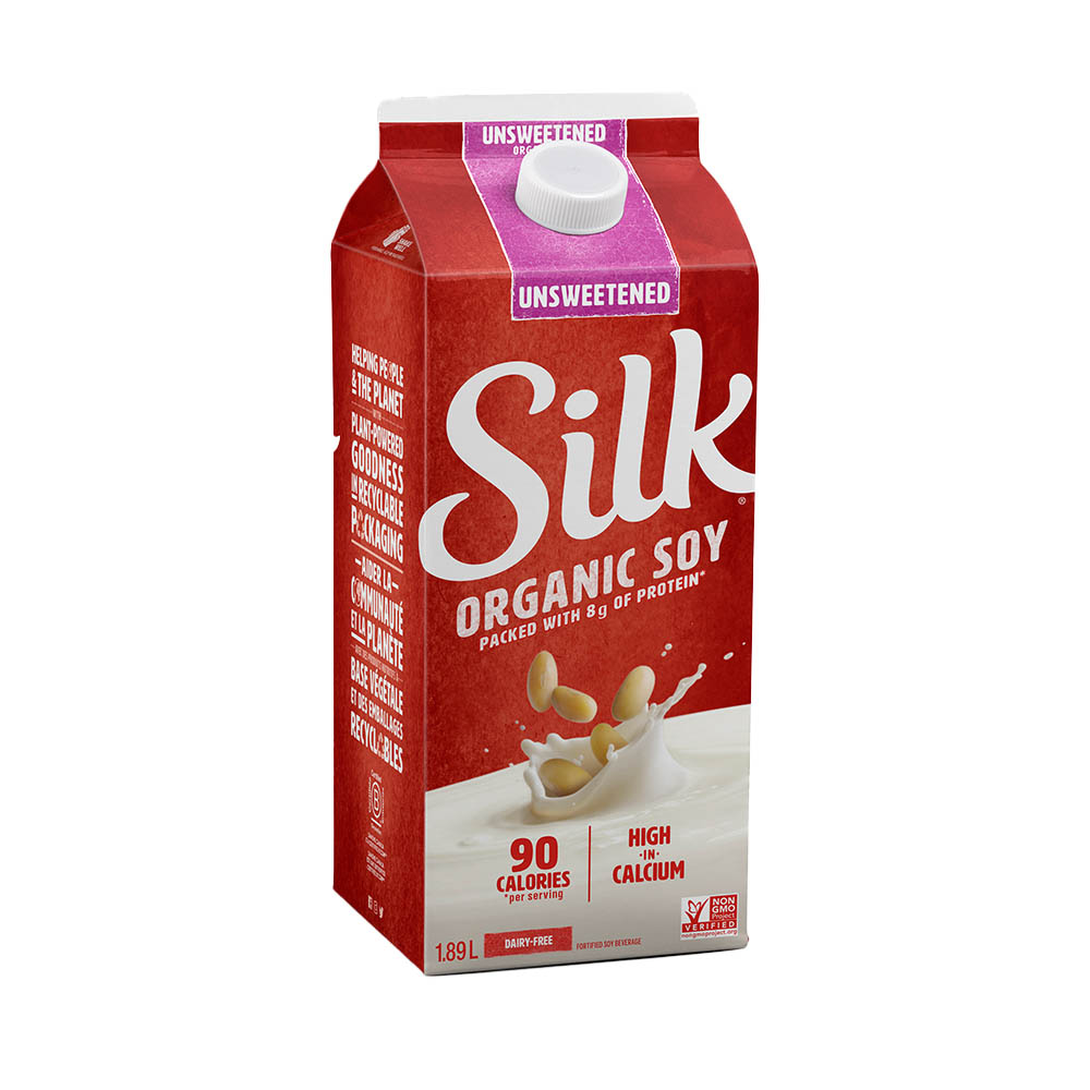 Silk Soy Beverage Unsweetened 1.89Lt