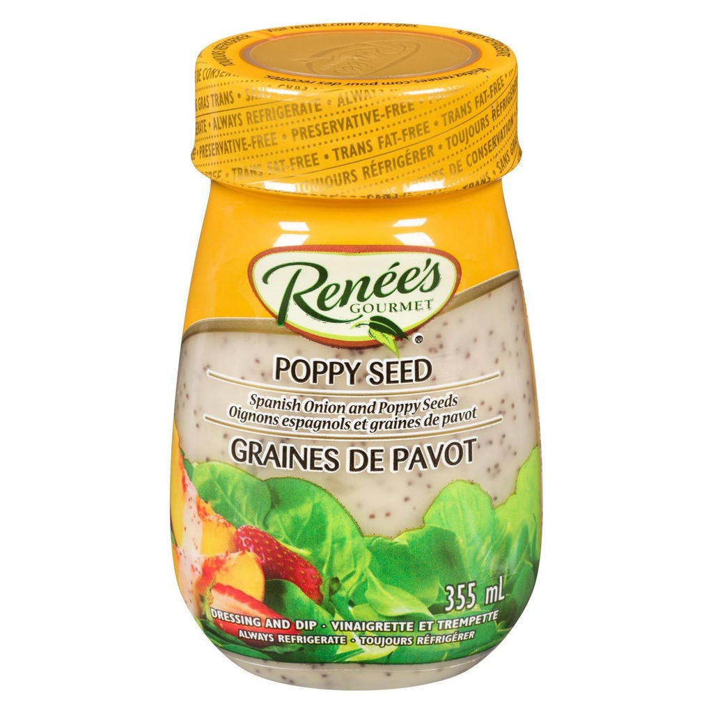 Renees Poppyseed Lt Dressing 355Ml