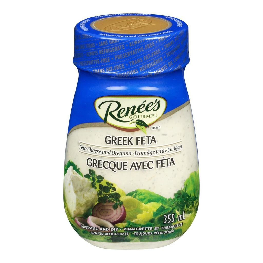 Renée's Greek Feta Dressing 355Ml