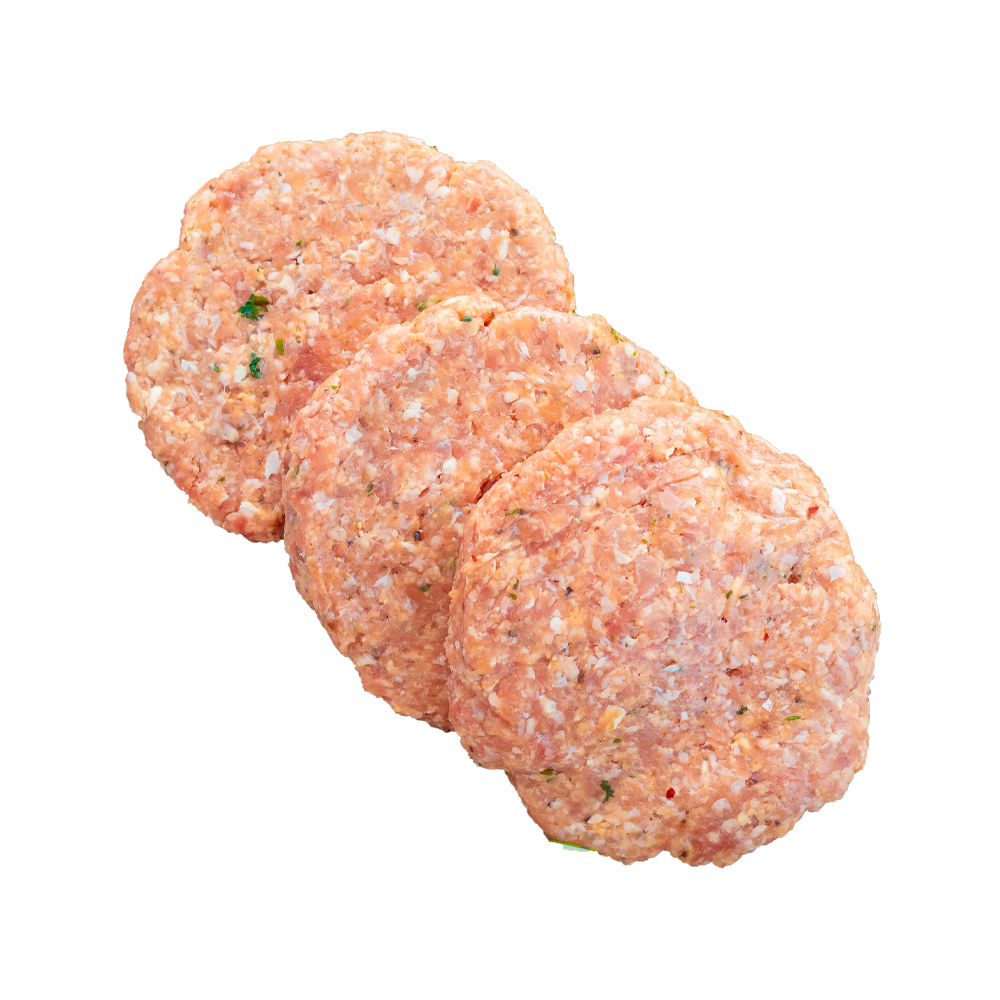 Pusateri's Famous Chicken & Veal Burger 0.33lb