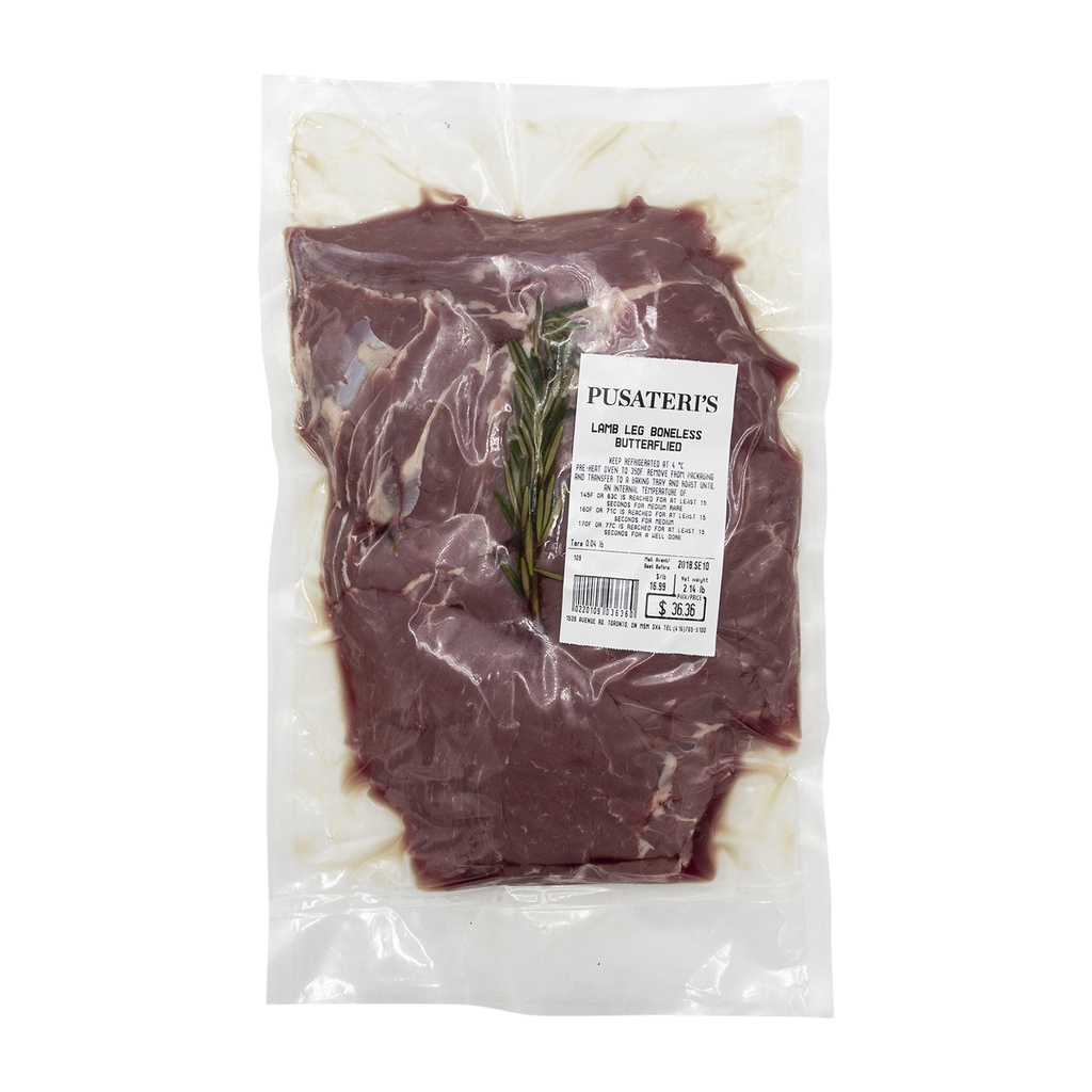 Boneless Lamb Leg Butterfly Style 2lb