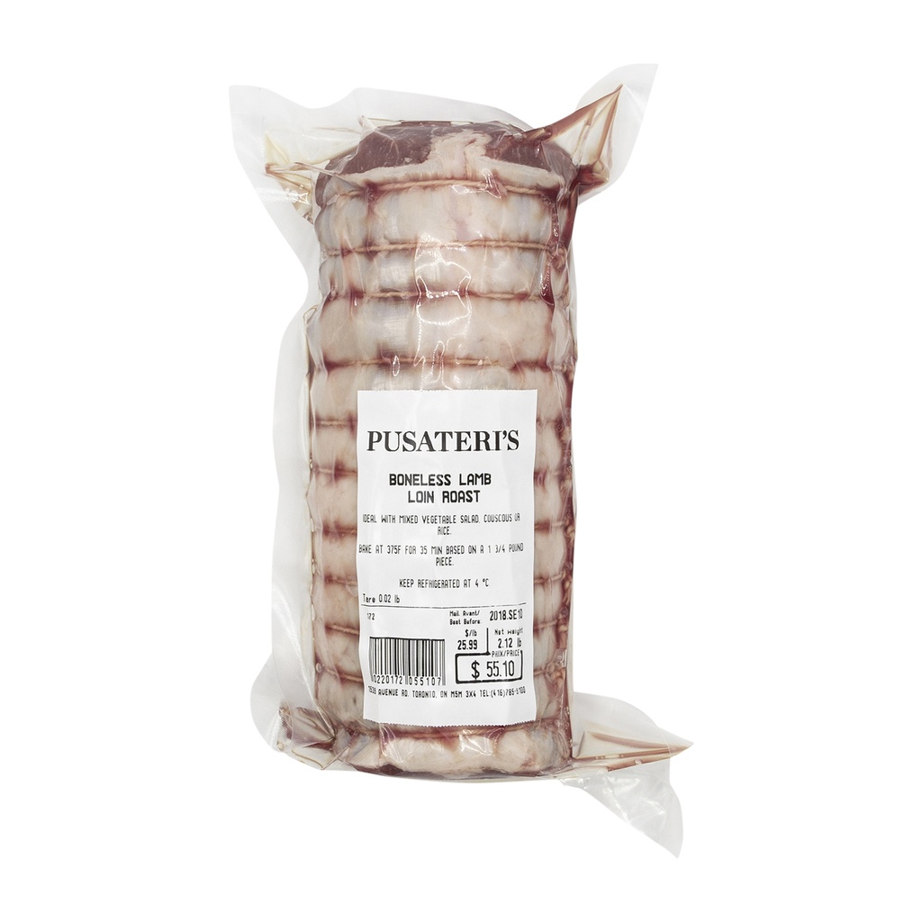 Boneless Lamb Loin Roast 2lb