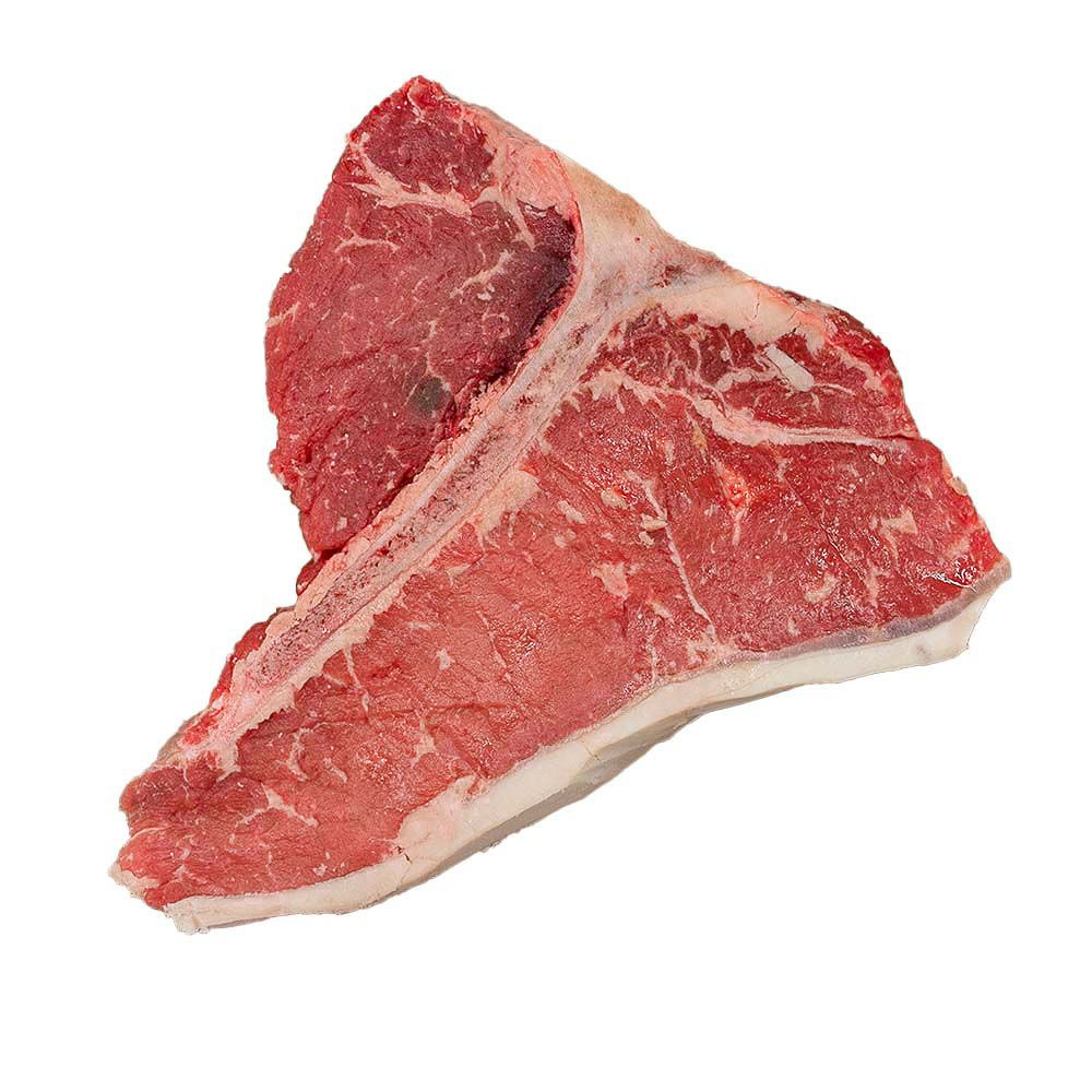 Beef Florentine T Bone Steaks Dry Aged Canada AAA 2lb
