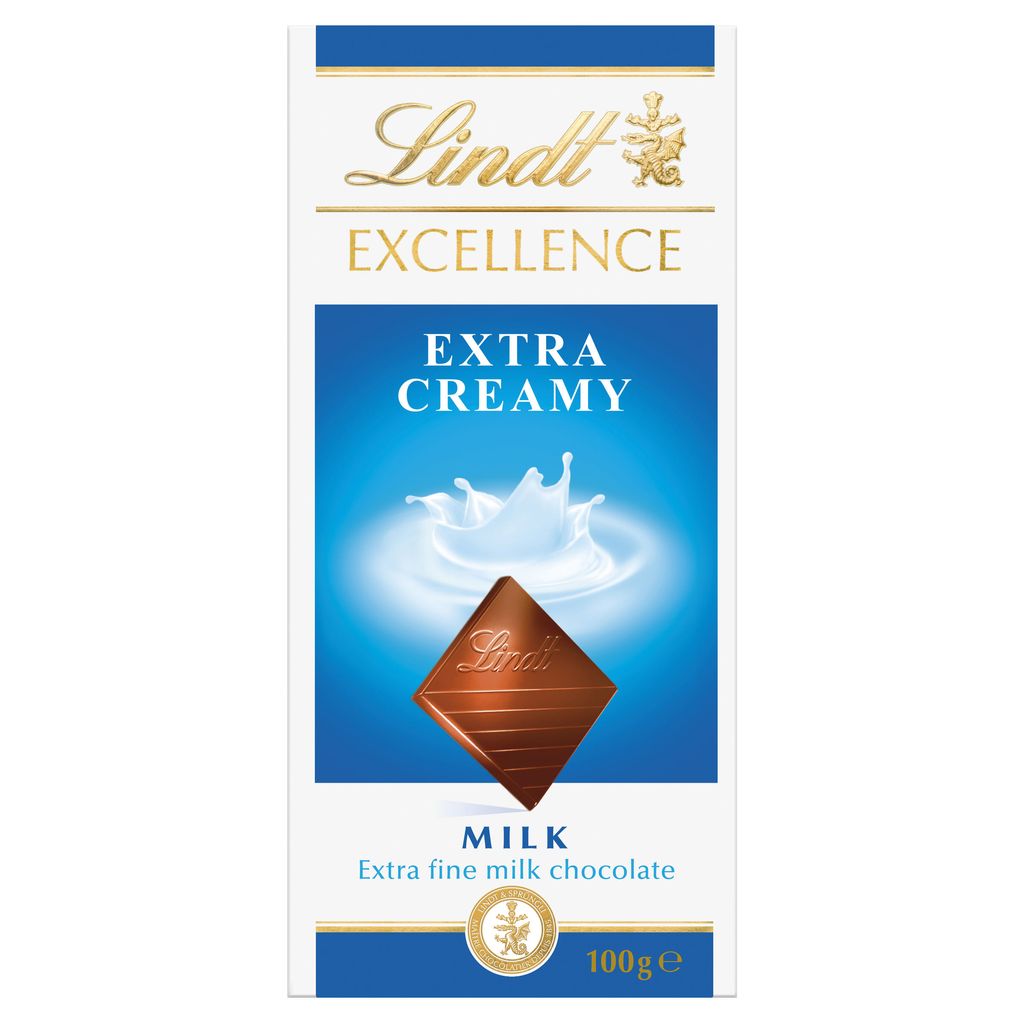 Lindt Excellence Extra Creamy 100g