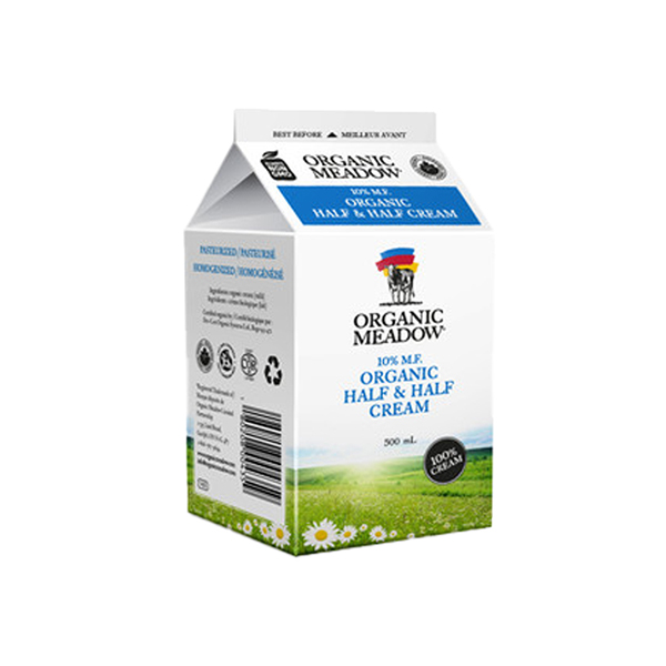 Organic Meadow 10% Cream 500Ml