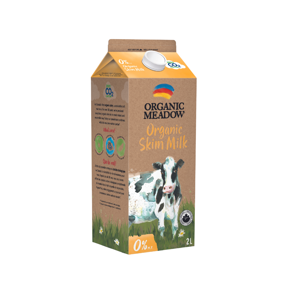 ORGANIC MEADOW SKIM MILK 2L