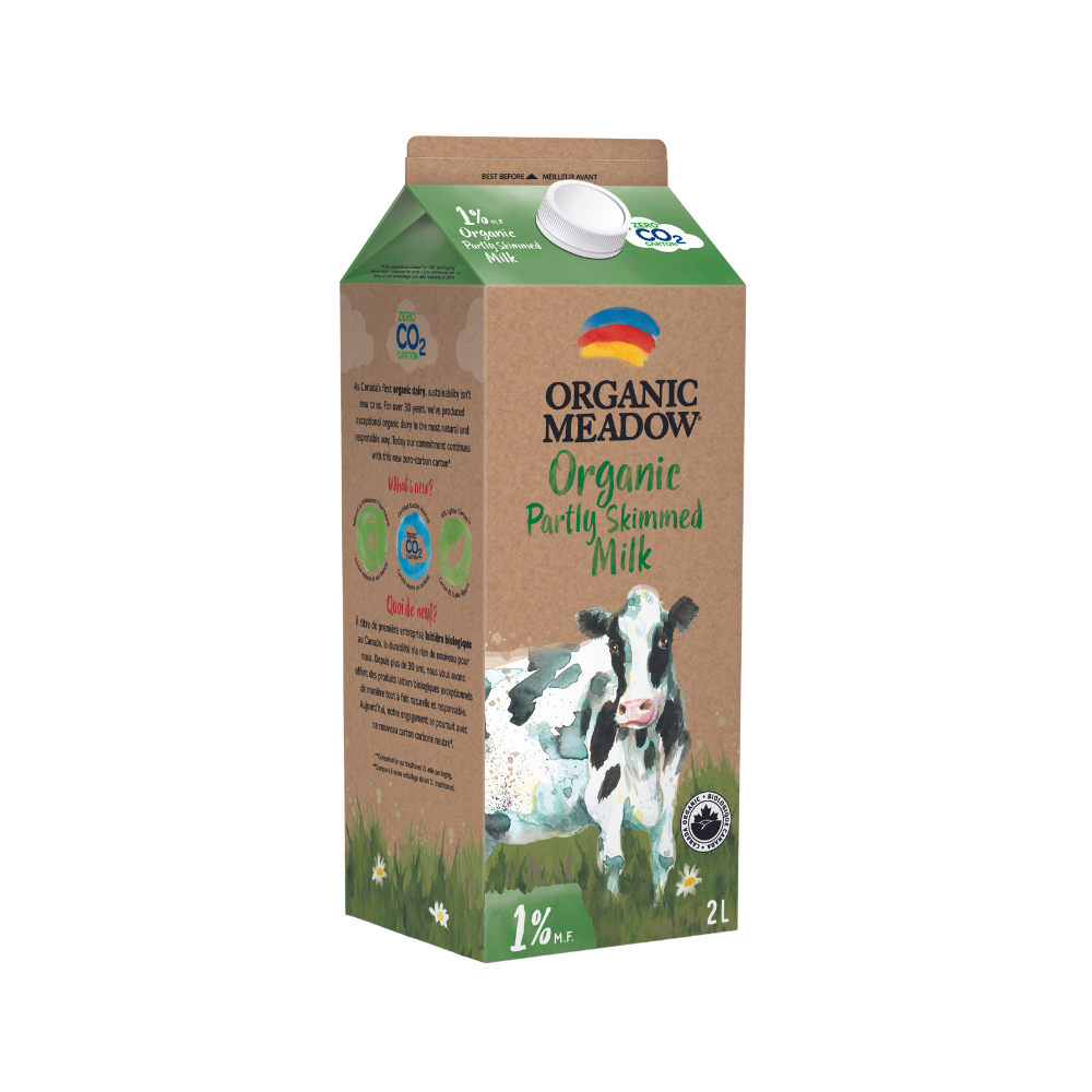 Organic Meadow 1% Milk 2L