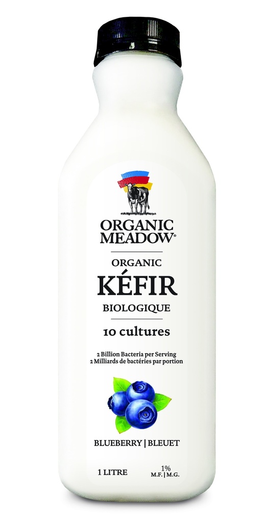 Organic Meadow Blueberry Kefir 1lt