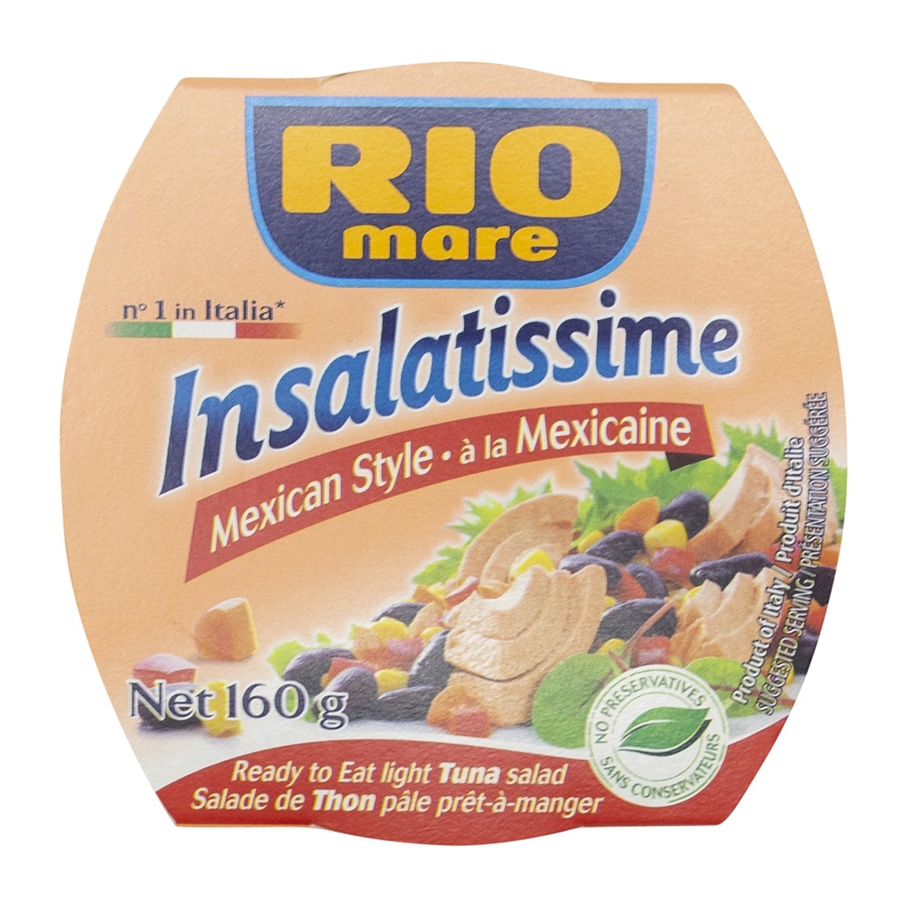 RIO MARE INSALATISSIME MEXICAN STYLE TUNA SALAD 160G