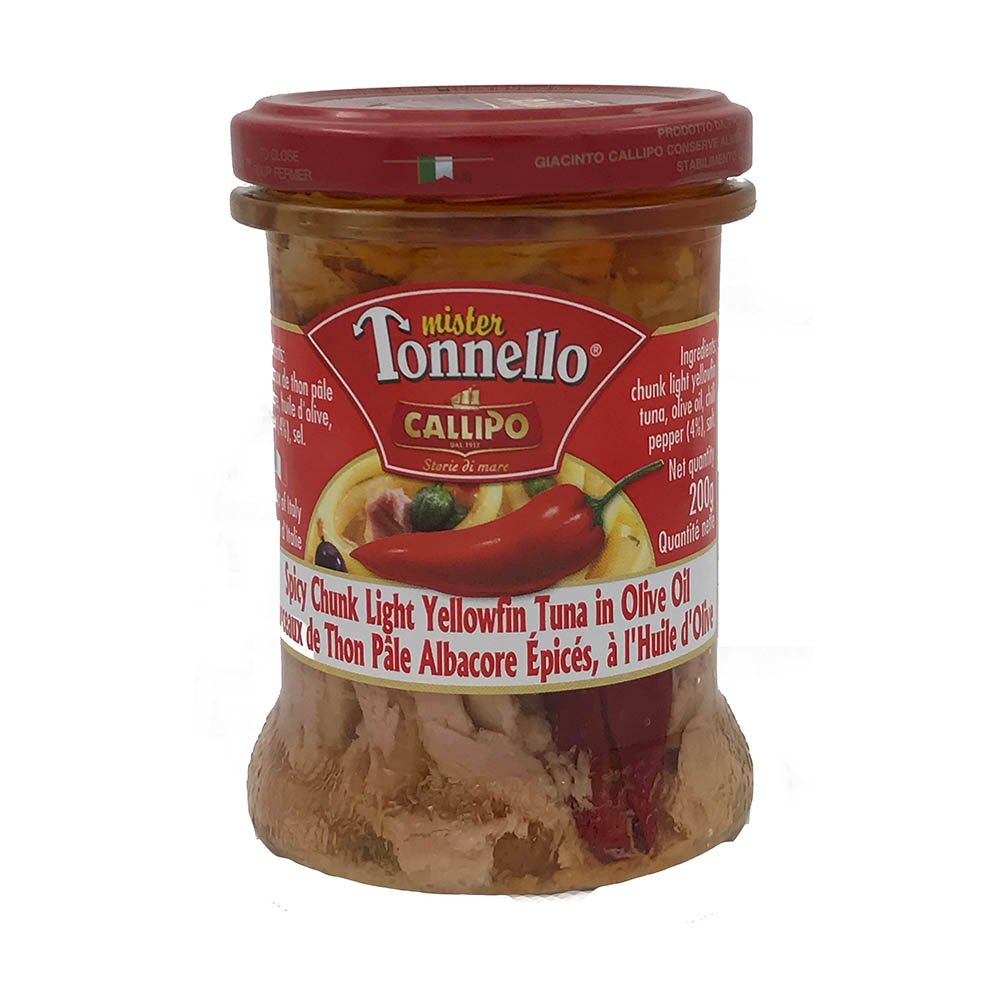 CALLIPO LIGHT TUNA CHUNKS WITH CHILI 200G