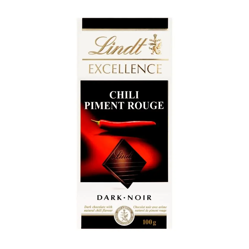 Lindt Excellence Chili Dark Chocolate Bar 100g