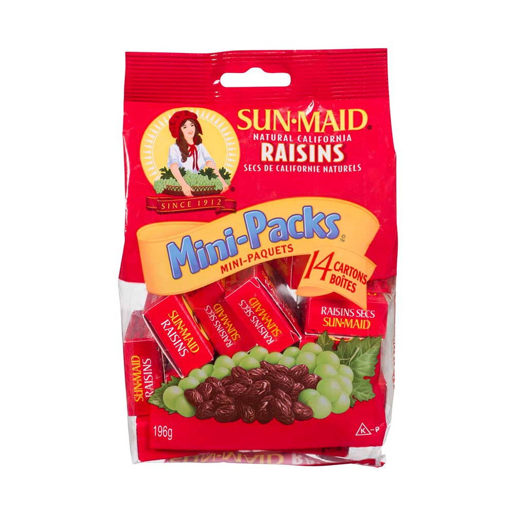 Sun Maid Raisin Minipacks 14 X 14G