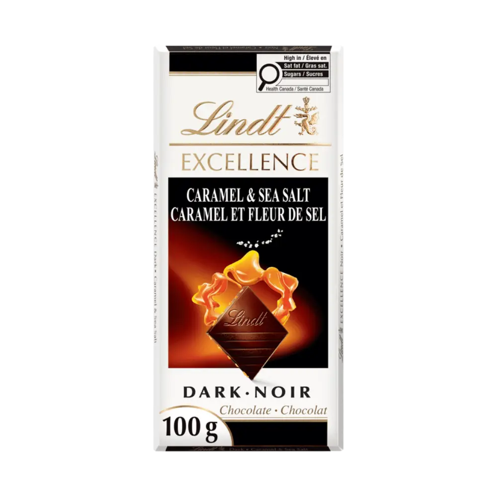 Lindt Caramel And Sea Salt 100g