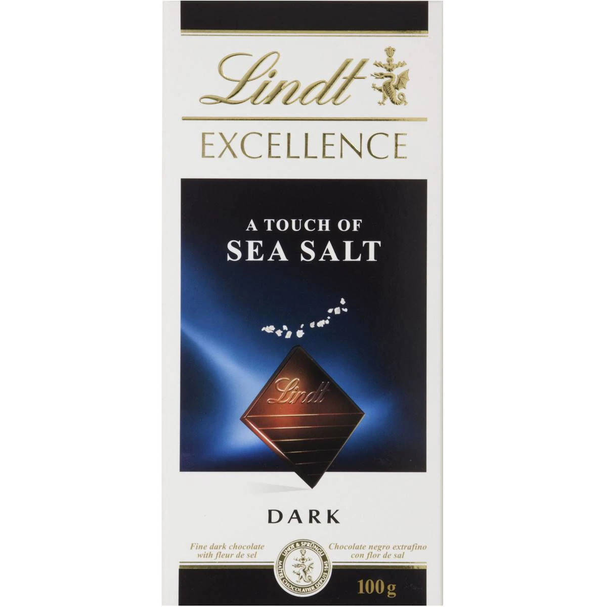 Lindt Excellence Sea Salt Bar 100g