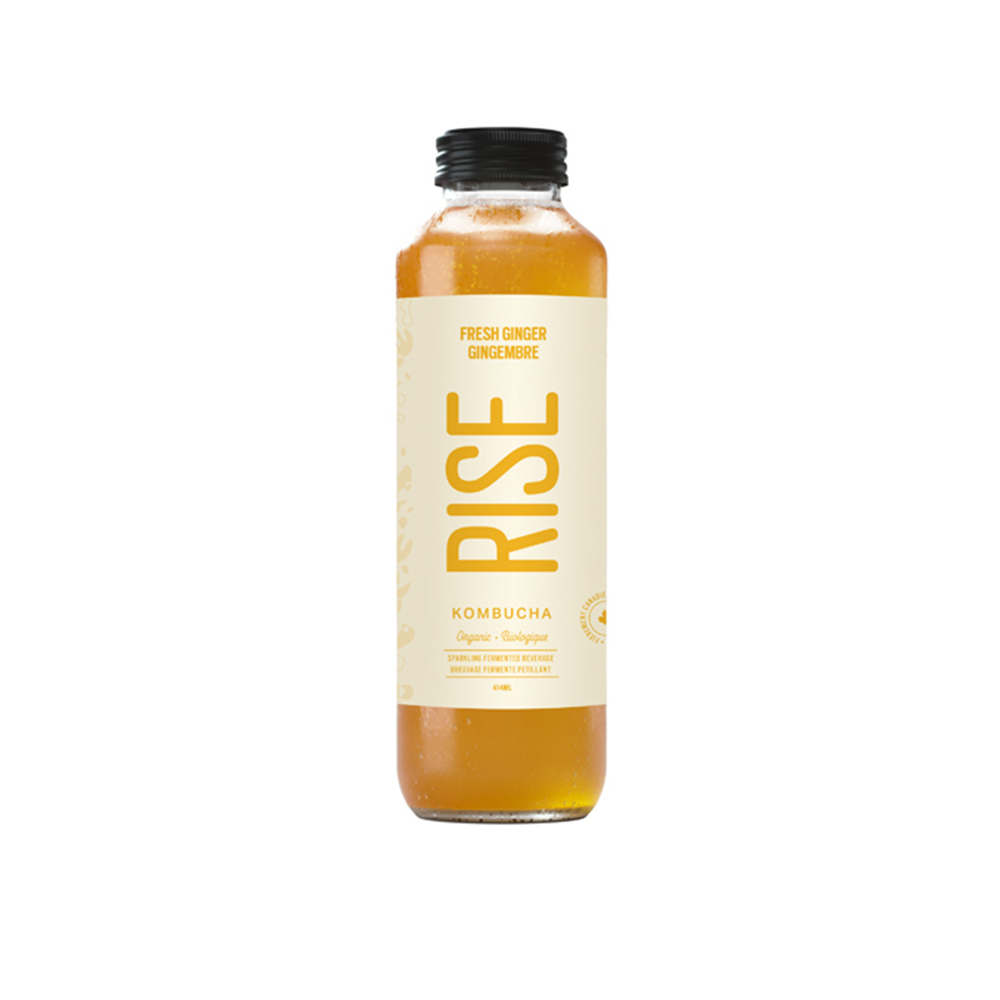 RISE KOMBUCHA  GINGER WHITE TEA