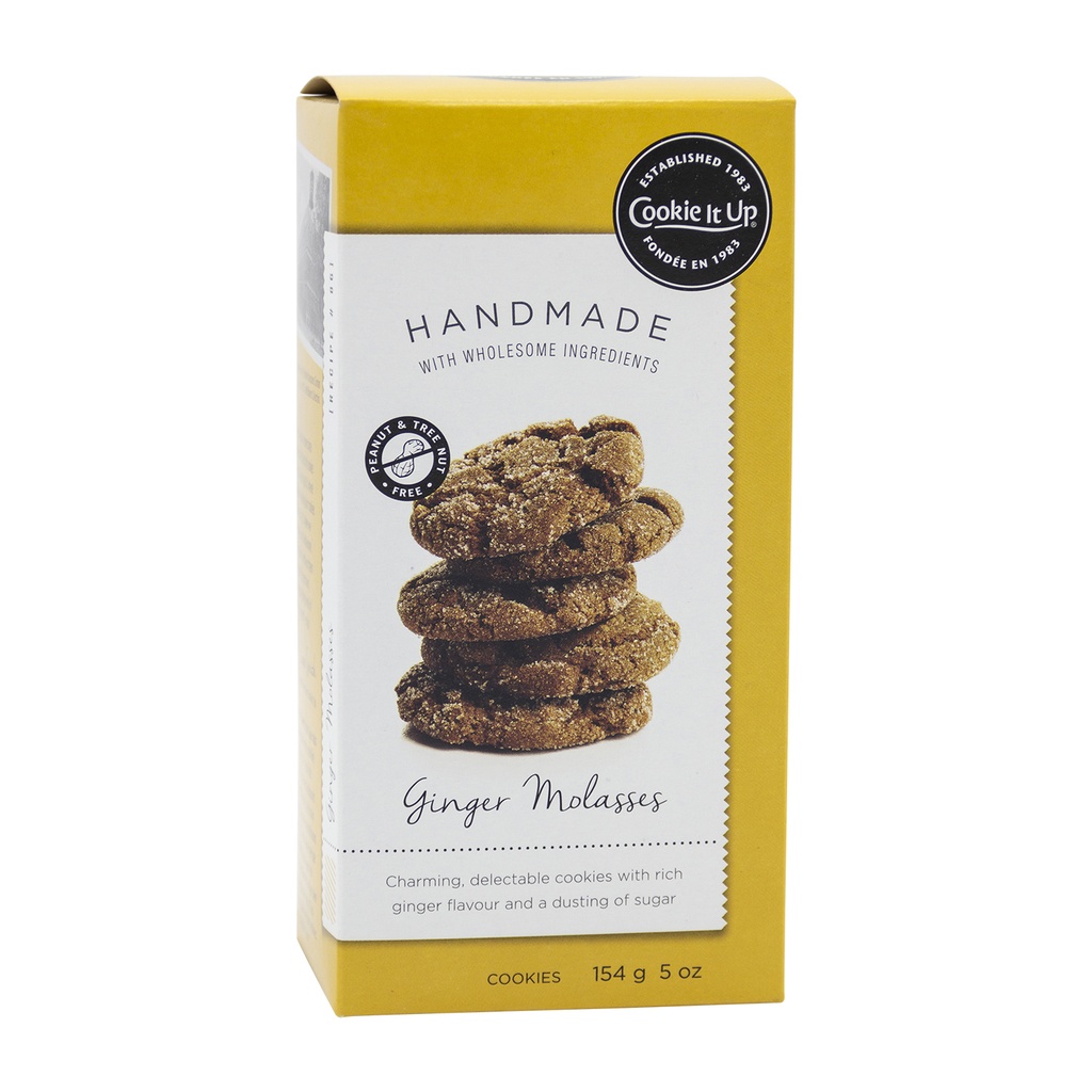 Cookie It Up Handmade Ginger Molasses Cookies 154G