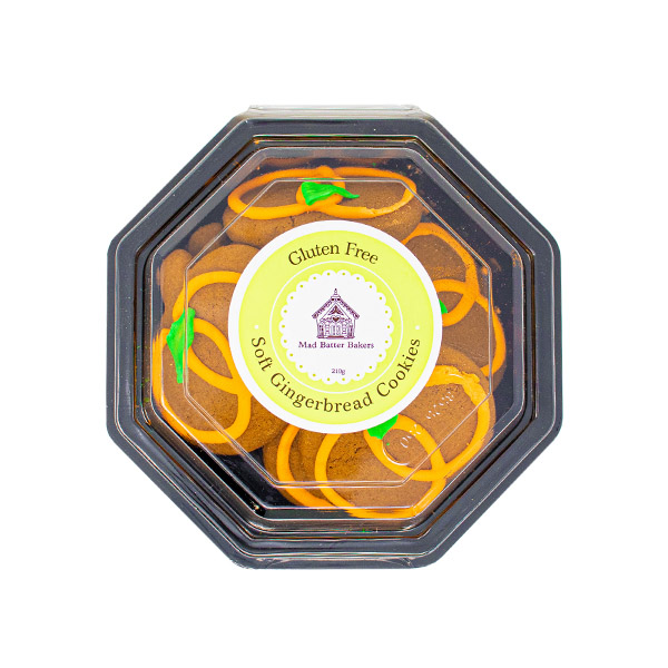 Mad Batter Bakers Black Box Gluten Free Gingerbread Cookie 1ea