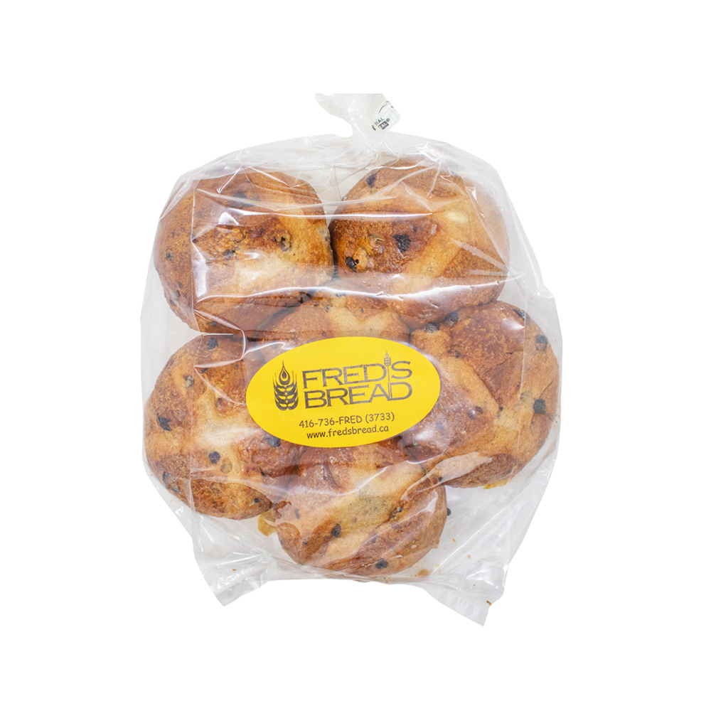 Fred's Hot Cross Buns 1ea