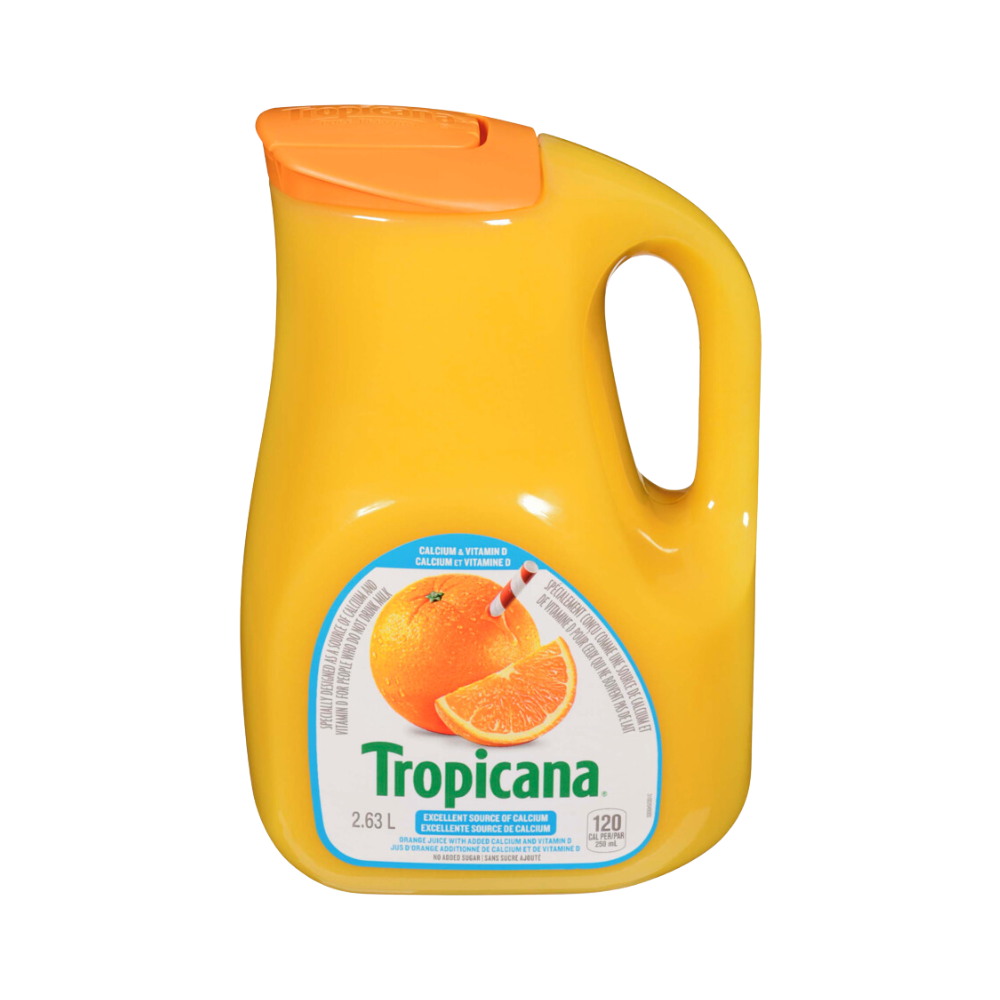 Tropicana No Pulp And Calcium 2.63lt