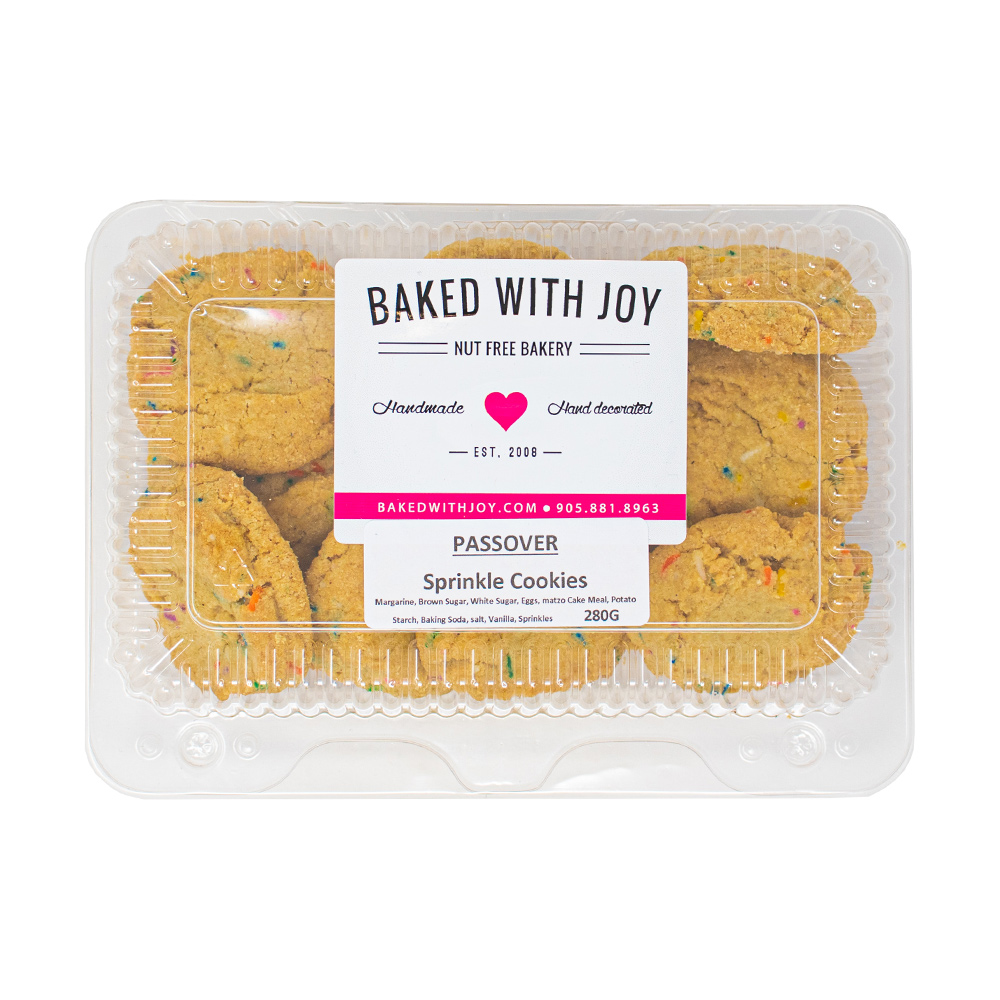 Baked With Joy Passover Sprinkle Cookies 1ea