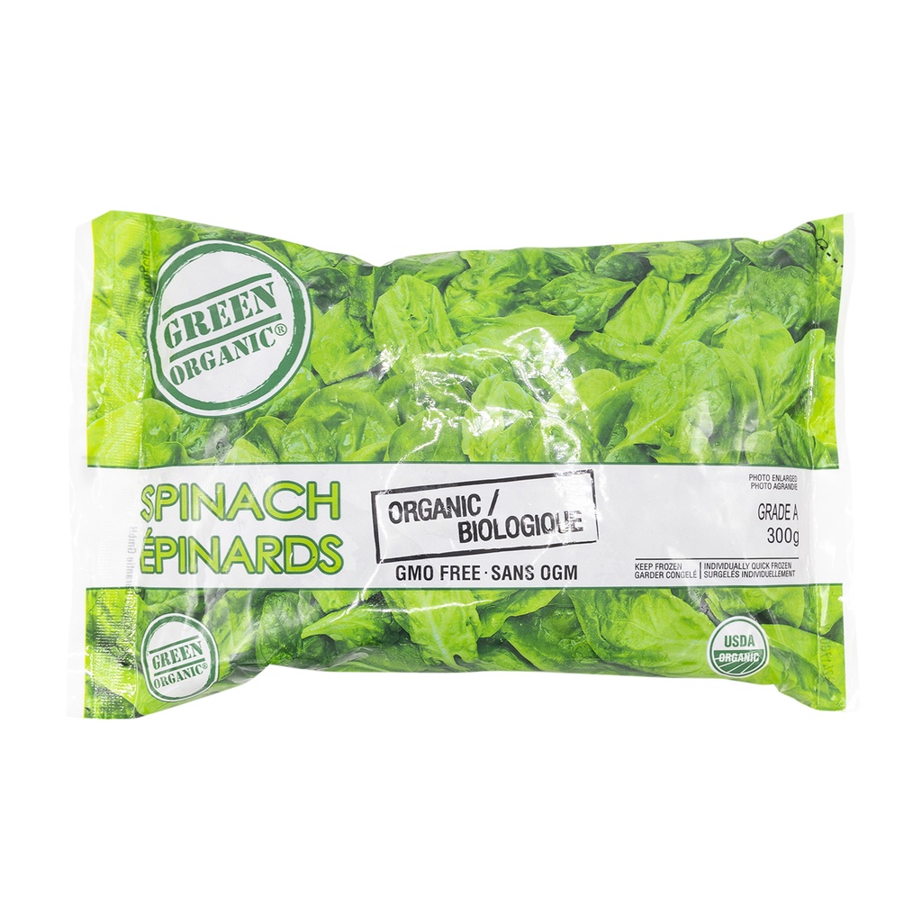 Green Organic Spinach 300G
