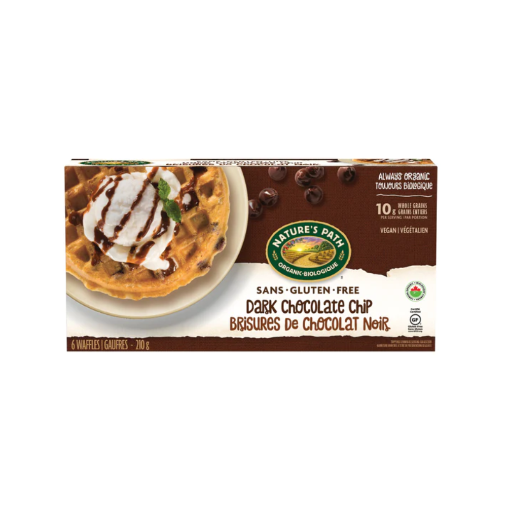 Nature's Path Dark Chocolate Chip Waffles 210G