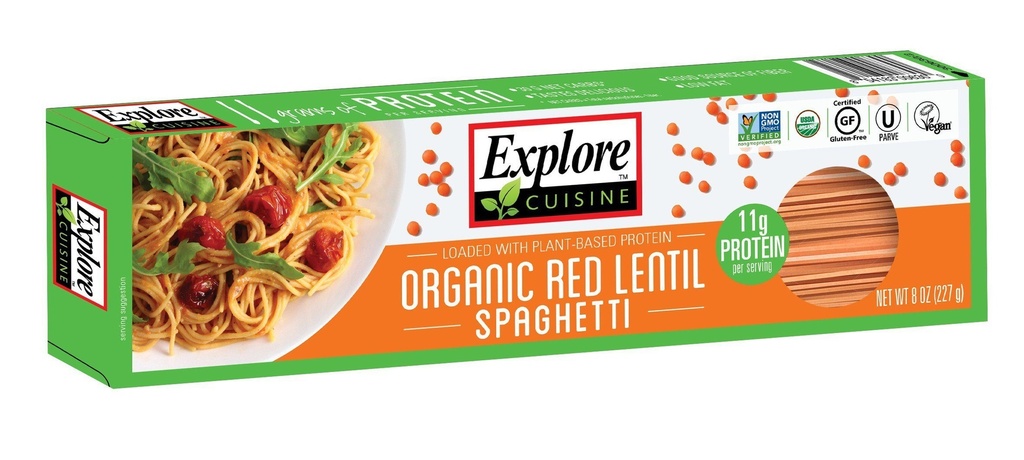 ORGANIC RED LENTIL SPAGHETTI