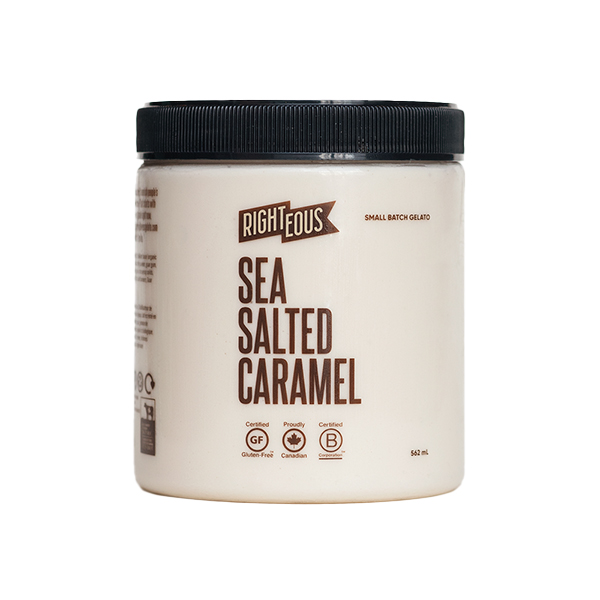 Righteous Salted Caramel Gelato 562Ml