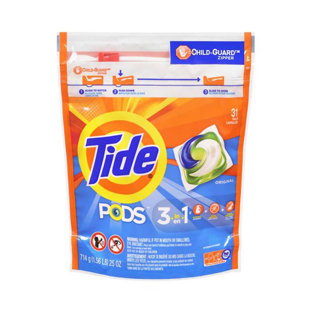 Tide He Pods 3 In 1 Laundry Detergent 436G