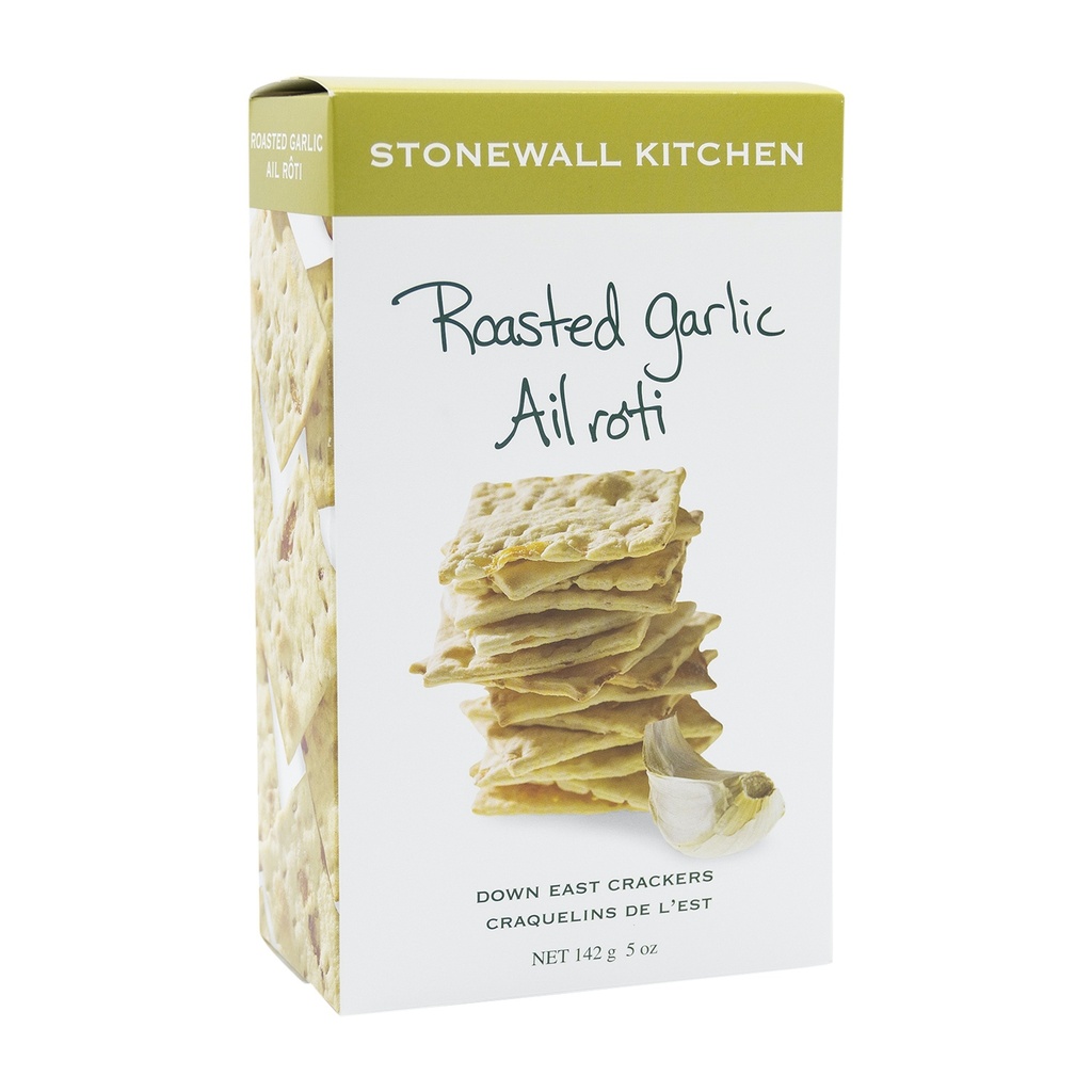 Stonewall Kitchen Roasted Garlic Crackers 142G
