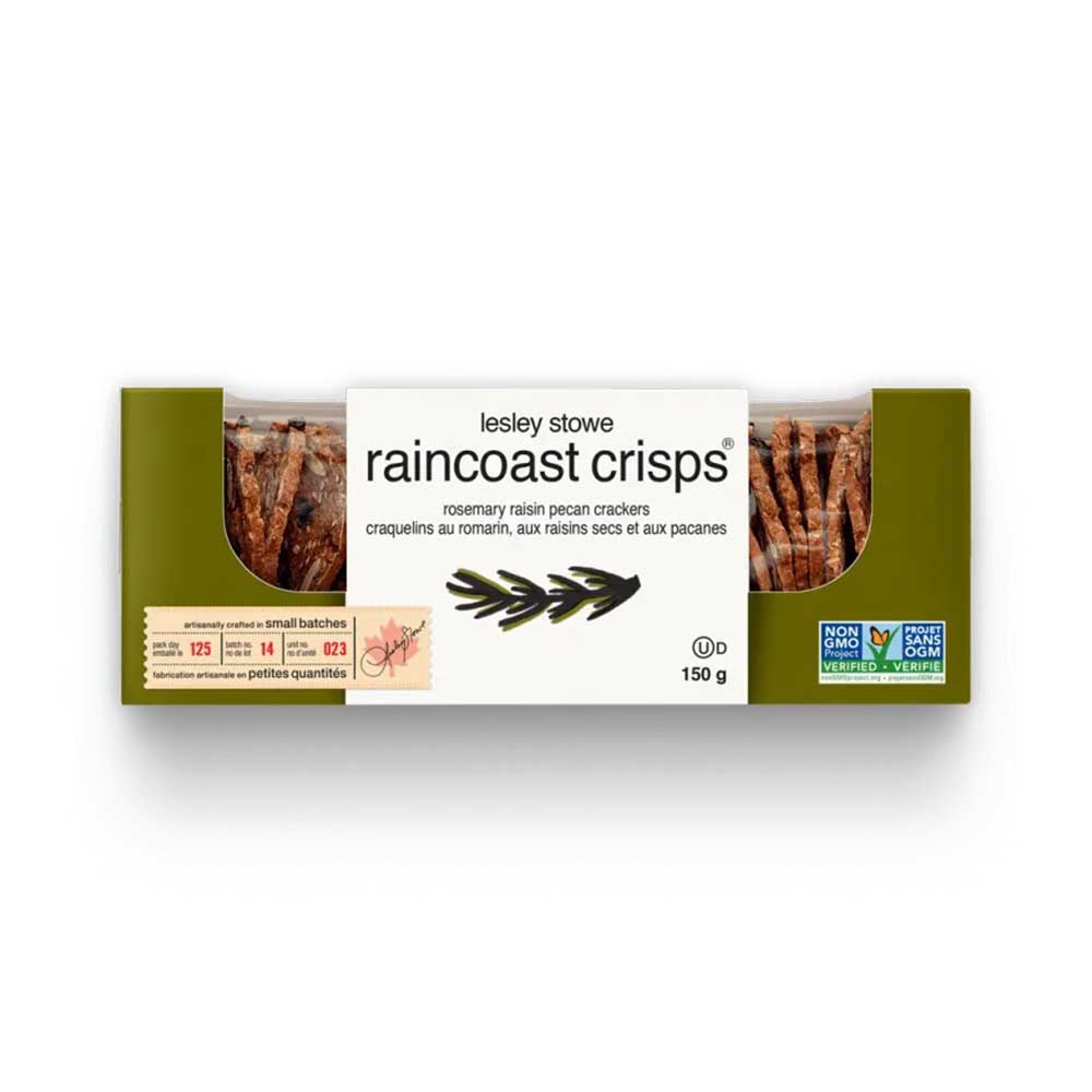 Raincoast Crisps Rosemary Raisin Pecan 150G
