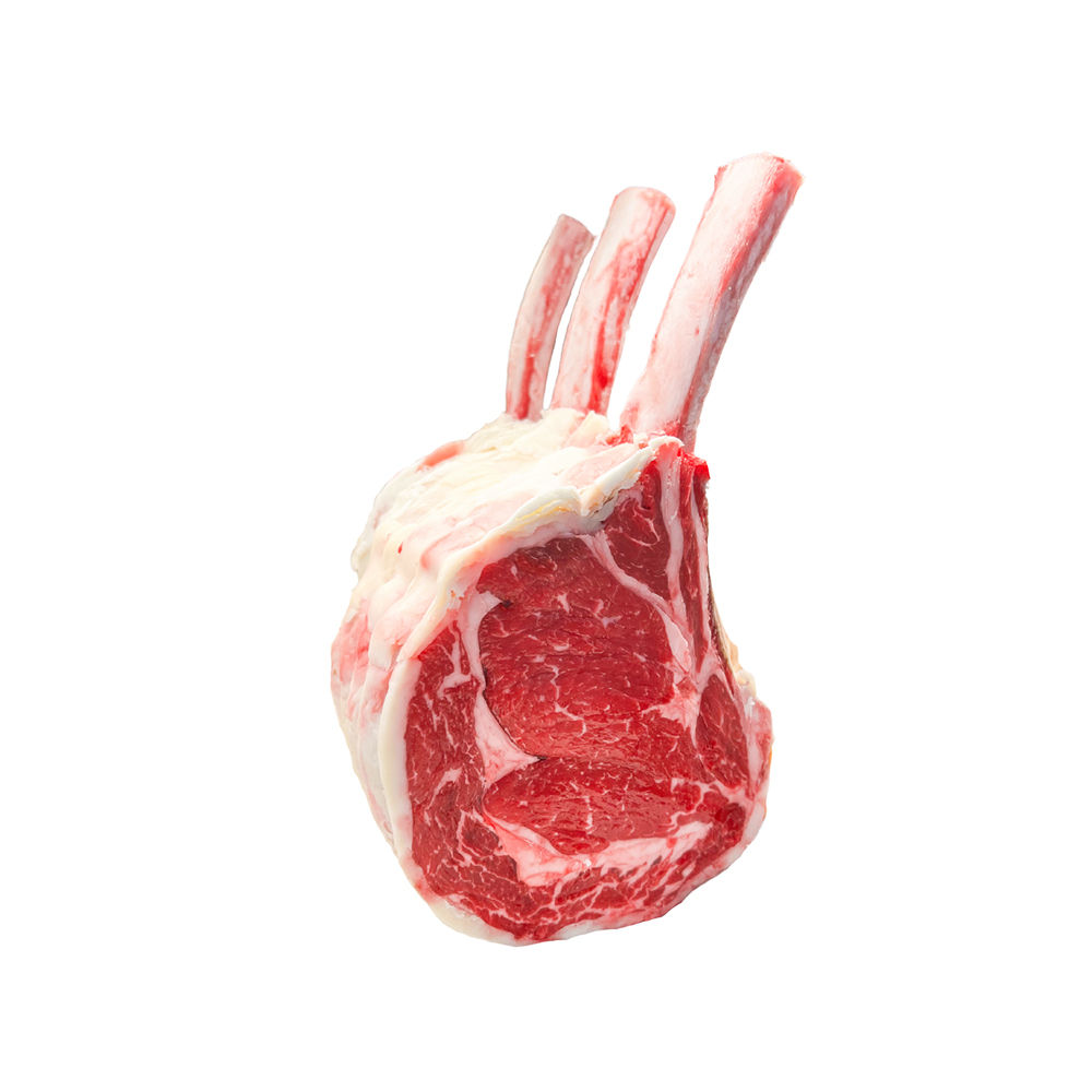 Beef Rib Roast Canadian Angus Dry Aged French Style 1lb