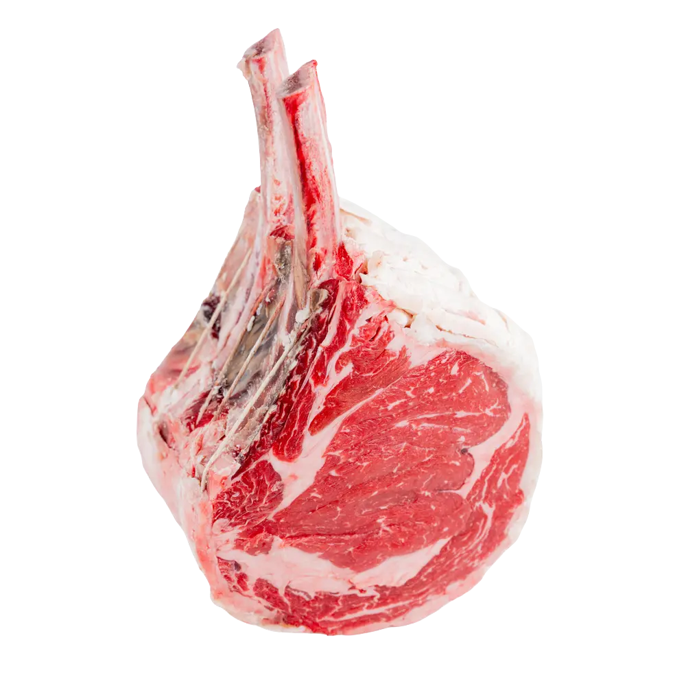 Beef Rib Roast Canadian Angus Dry Aged French Style 1lb